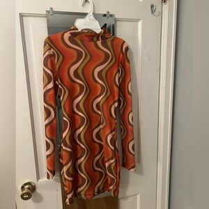 Princess Polly Orion long sleeve mini dress